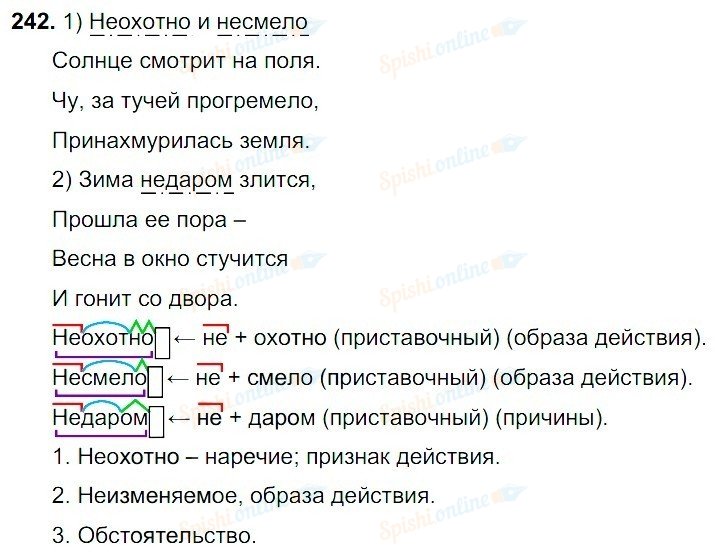 Образованы разбор